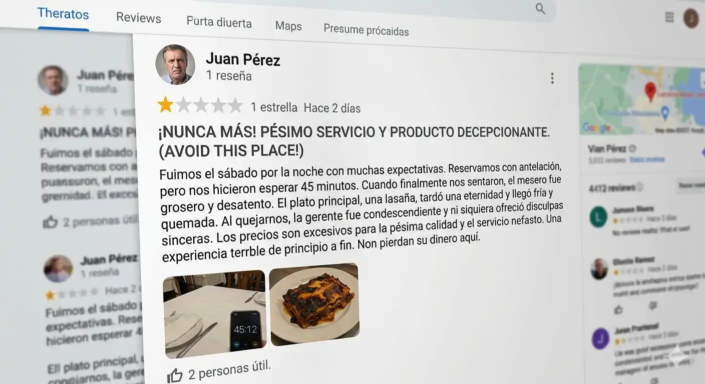 Cómo Evitar la Temida Reseña de 1 Estrella en Google Maps con Yulia