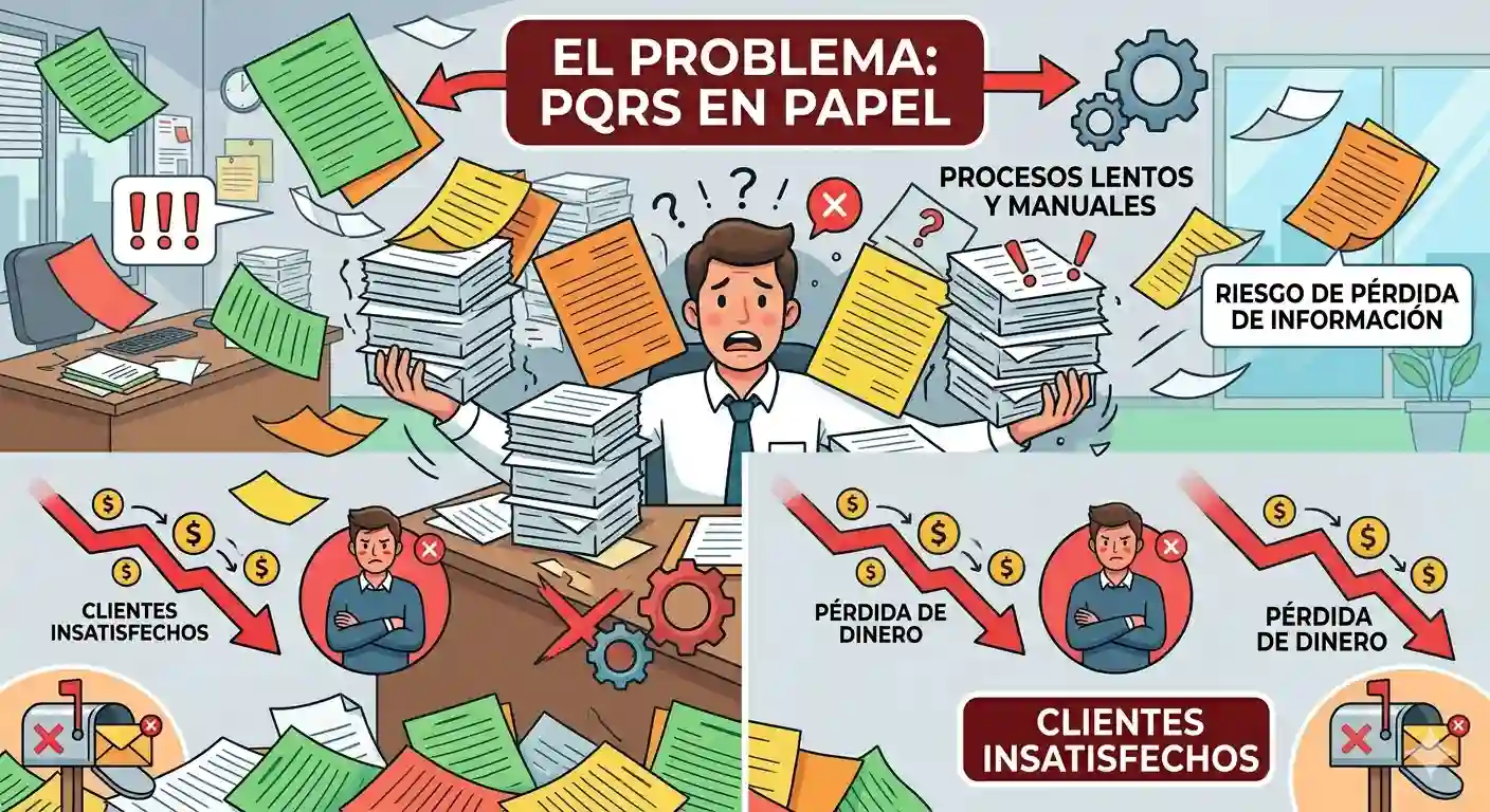 ¿PQRS en papel? Por qué tu negocio está perdiendo clientes (y dinero)